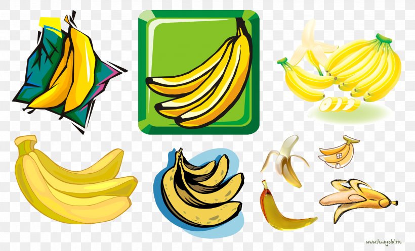 Banana Food Fruit Clip Art, PNG, 2471x1498px, Banana, Apple, Auglis, Banana Family, Food Download Free