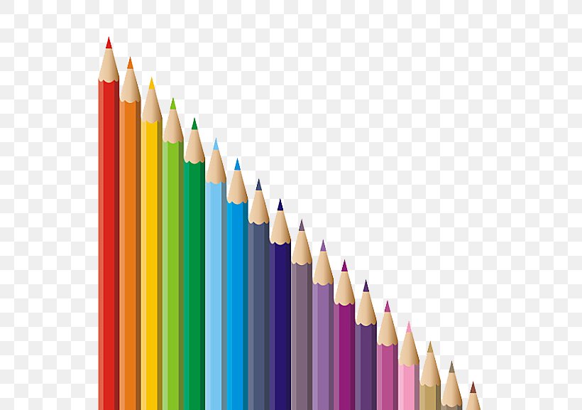 Colored Pencil Crayon, PNG, 600x577px, Colored Pencil, Color, Crayon, Office Supplies, Paint Download Free