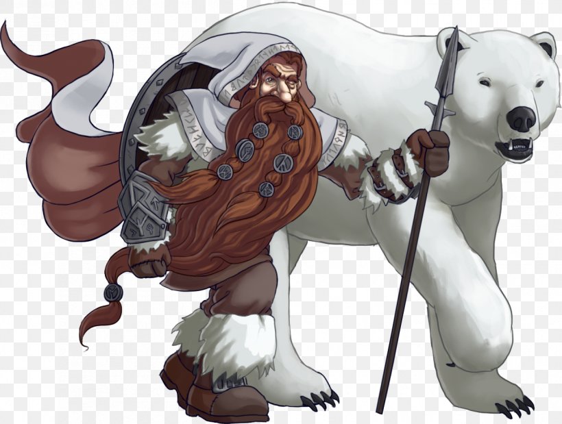 Dwarf Ranger Starfinder Roleplaying Game Dungeons & Dragons Role-playing Game, PNG, 1249x944px, Dwarf, Art, Bear, Carnivoran, Cartoon Download Free