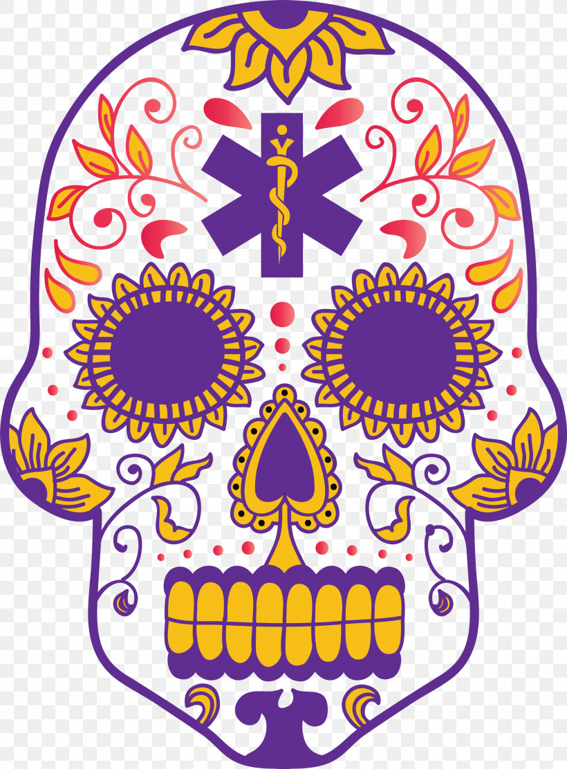 Sugar Skull, PNG, 2211x3000px, Sugar Skull, Calavera, Candy, Craft, Day Of The Dead Download Free