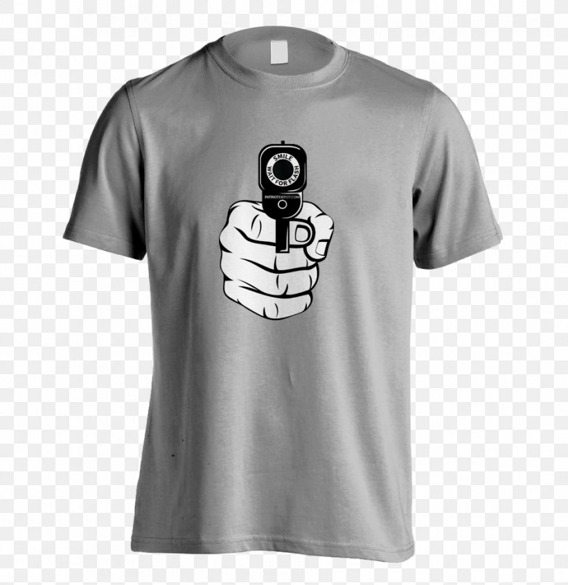 T-shirt Clothing Gun Sleeve, PNG, 942x970px, Tshirt, Active Shirt, Black, Black And White, Brand Download Free