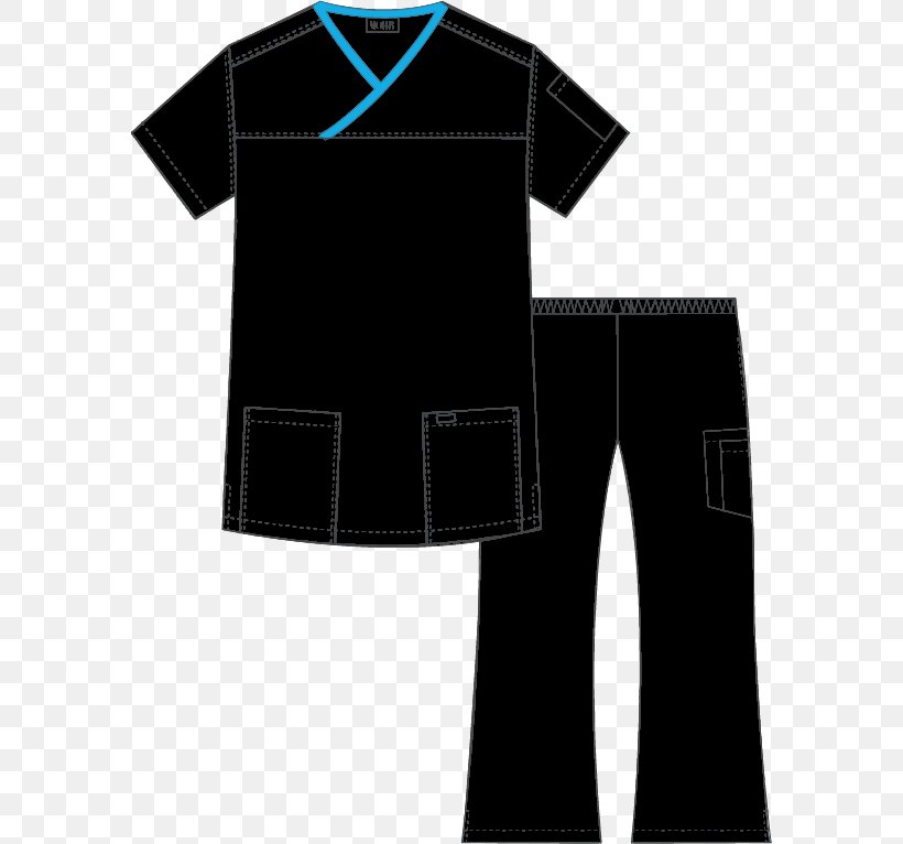 T-shirt Scrubs Flip Flap Set Uniform Sport, PNG, 582x766px, Tshirt, Black, Clothing, Joint, Mobb Medical Download Free