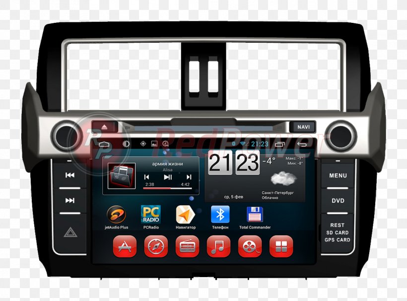 Toyota Land Cruiser Prado Car Toyota RAV4 Toyota FJ Cruiser, PNG, 1142x845px, Toyota Land Cruiser Prado, Automotive Head Unit, Bodyonframe, Car, Dvd Player Download Free