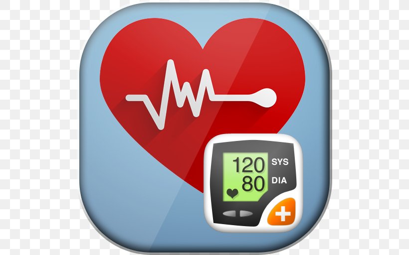Blood Pressure Hypertension Sphygmomanometer Heart, PNG, 512x512px, Blood Pressure, App Store, Arm, Blood, Brand Download Free