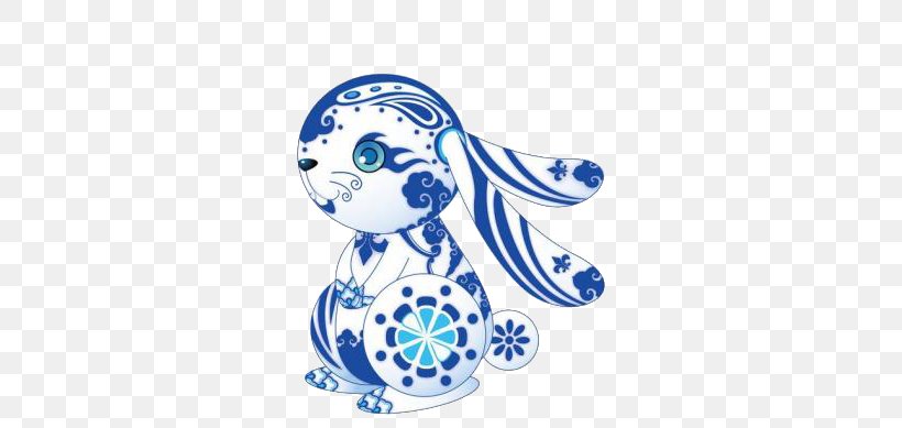 European Rabbit Chinese Zodiac Holz-Hase, PNG, 650x389px, Rabbit, Area, Art, Blue, Brand Download Free