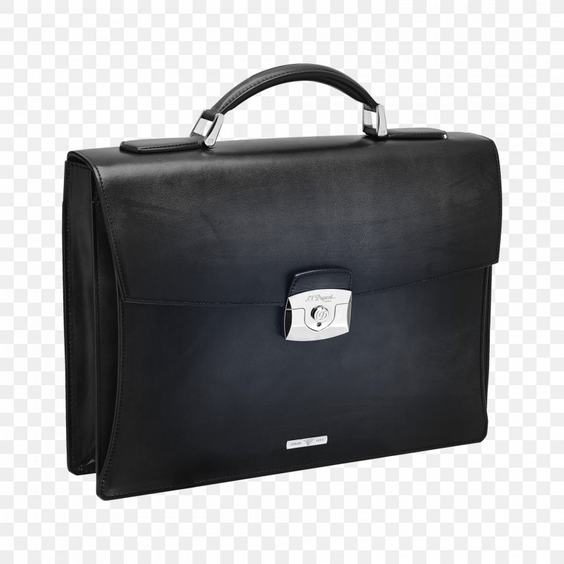 Briefcase Leather S. T. Dupont E. I. Du Pont De Nemours And Company, PNG, 2000x2000px, Briefcase, Bag, Baggage, Black, Brand Download Free