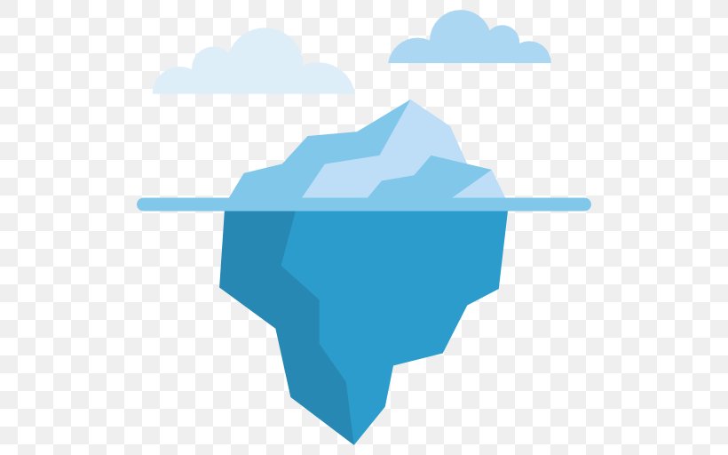 Iceberg Icon Free, PNG, 512x512px, Iceberg, Blue, Eisbergmodell, Flat Design, Gratis Download Free