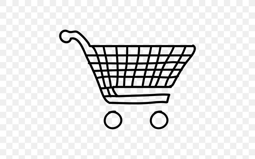 Shopping Cart Drawing, PNG, 512x512px, Shopping Cart, Area, Art, Basket, Black And White Download Free