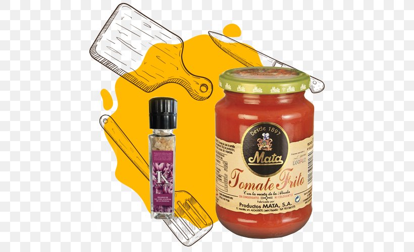 Tomate Frito Spanish Cuisine Sofrito Tomato Sauce, PNG, 500x500px, Tomate Frito, Condiment, Conserva, Flavor, Food Download Free