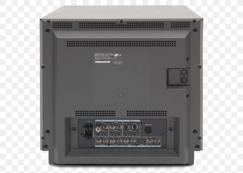 Trinitron Computer Monitors Sony Television Lines RGB Color Model, PNG, 600x586px, Trinitron, Amplifier, Audio, Audio Equipment, Circuit Breaker Download Free