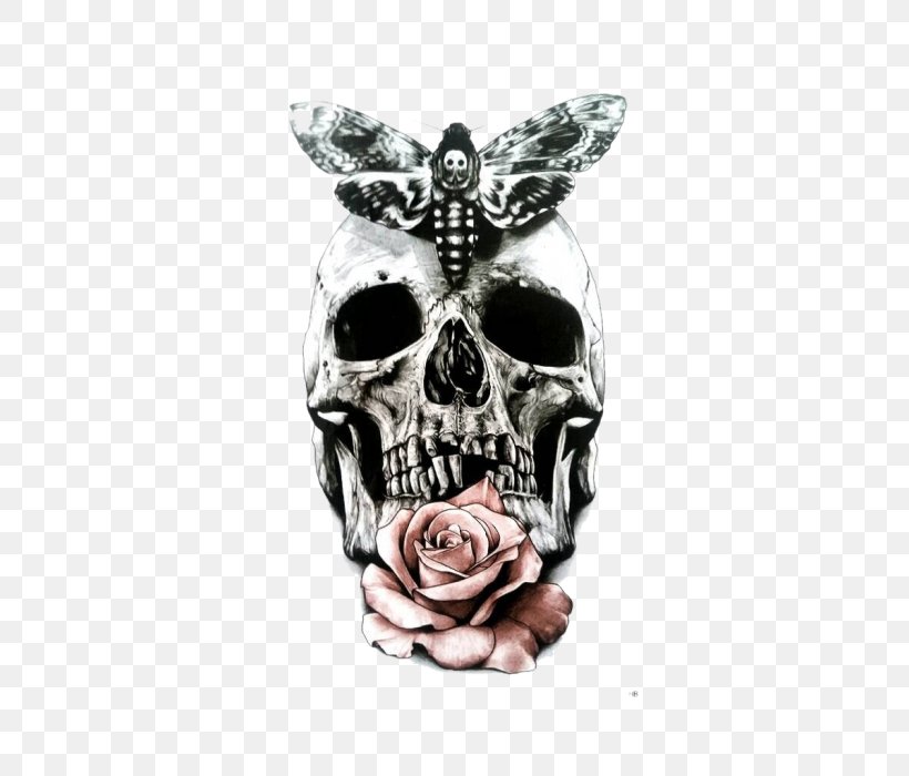 Abziehtattoo Temporary Tattoos Temporary Tattoo Sticker Skull Body Art, PNG, 700x700px, Tattoo, Abziehtattoo, Arm, Body Art, Bone Download Free