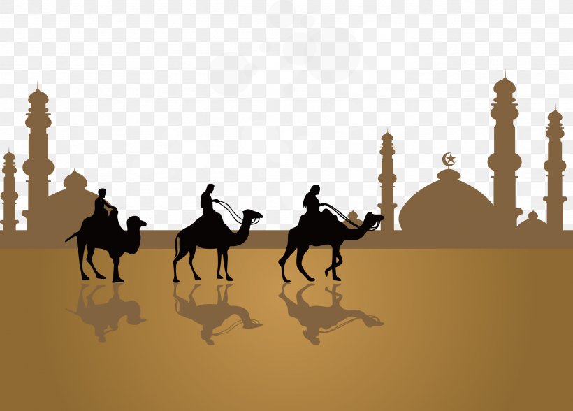 Mosque Arabic Ramadan Islamic Geometric Patterns, PNG, 2564x1841px, Bactrian Camel, Camel, Camel Like Mammal, Camel Train, Cdr Download Free