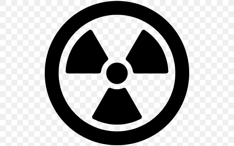 Radioactive Decay Radiation Radioactive Contamination, PNG, 512x512px, Radioactive Decay, Area, Black And White, Brand, Hazard Symbol Download Free