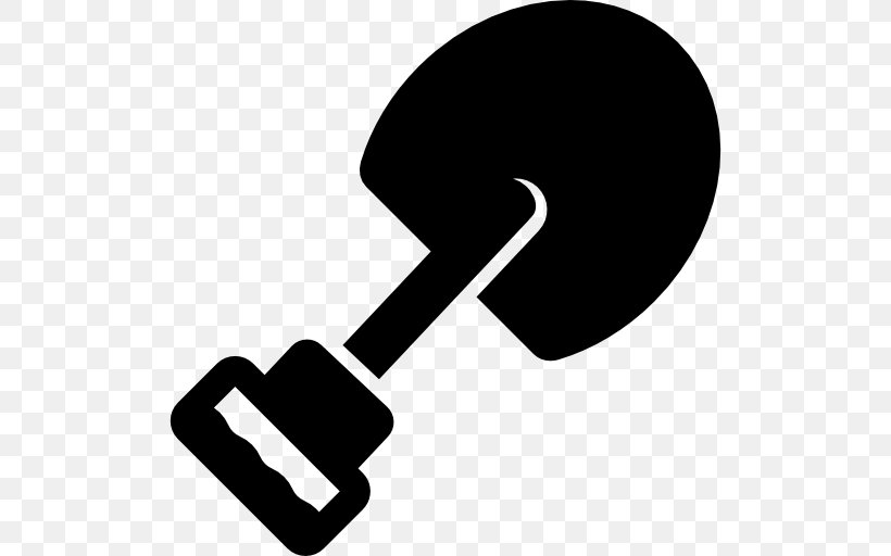 Shovel, PNG, 512x512px, Shovel, Black And White, Circular Saw, Hand, Logo Download Free