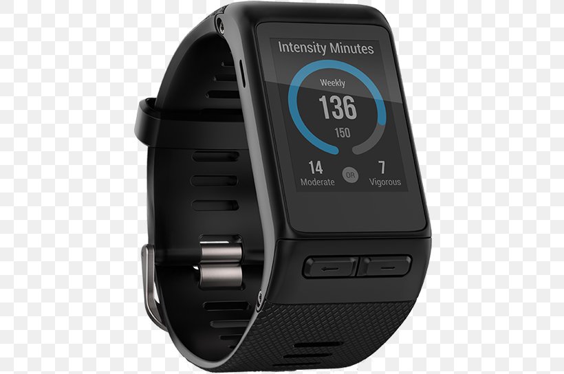 GPS Navigation Systems Garmin Vívoactive HR Smartwatch Activity Tracker Garmin Ltd., PNG, 544x544px, Gps Navigation Systems, Activity Tracker, Brand, Electronics, Electronics Accessory Download Free