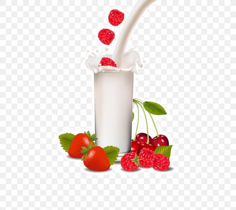 Strawberry Milkshake Smoothie Ice Cream, PNG, 554x730px, Strawberry, Cherry, Cream, Cup, Dairy Product Download Free