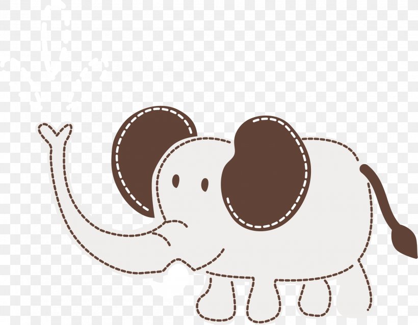 Elephant Euclidean Vector, PNG, 2097x1633px, Elephant, African Elephant, Black And White, Carnivoran, Cartoon Download Free