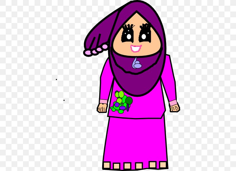 Muslim Islam Cartoon Clip Art, PNG, 432x594px, Watercolor, Cartoon, Flower, Frame, Heart Download Free