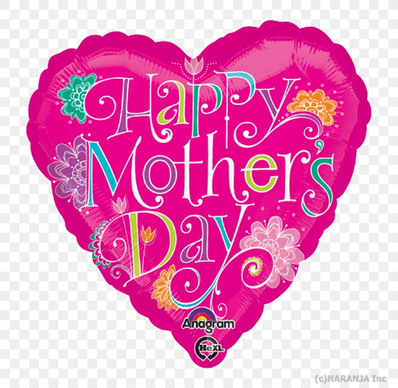 Toy Balloon Mother's Day Party, PNG, 800x800px, Balloon, Birthday, Heart, Love, Magenta Download Free