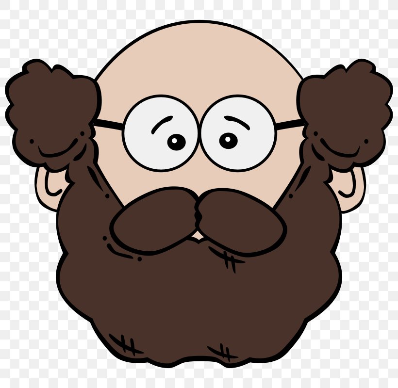 Cartoon Beard Man Clip Art, PNG, 800x800px, Cartoon, Animation, Beard, Drawing, Eyewear Download Free