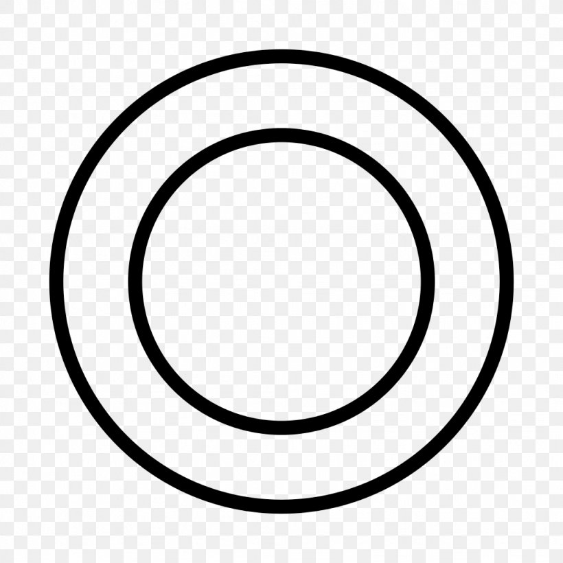 Concentric Objects Geometric Dimensioning And Tolerancing Clip Art, PNG, 1024x1024px, Concentric Objects, Area, Black And White, Logo, Oval Download Free