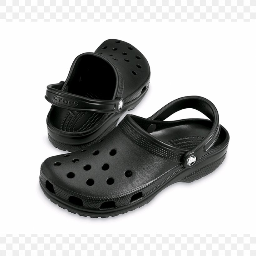 Crocs Shoe Flip-flops Clog Slide, PNG, 1000x1000px, Crocs, Black, Boat Shoe, Boot, Clog Download Free