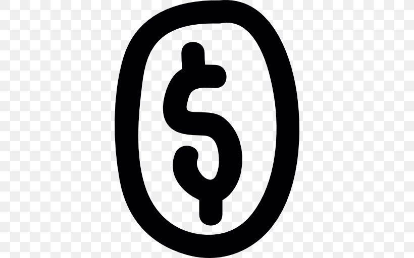Dollar Sign United States Dollar Currency Symbol New Taiwan Dollar, PNG, 512x512px, Dollar Sign, Area, Black And White, Brand, Computer Download Free
