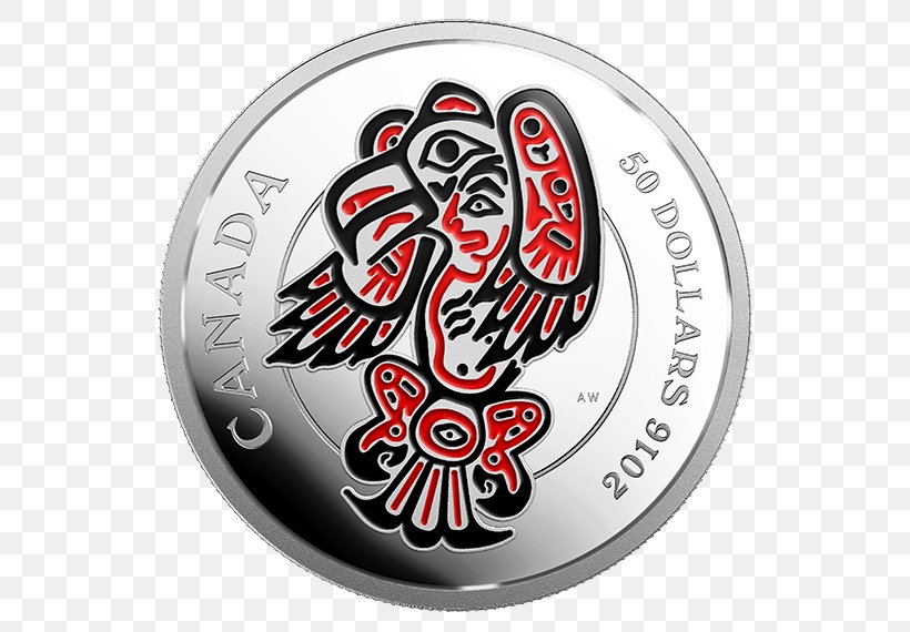 Haida Gwaii Haida People Coin Silver Royal Canadian Mint, PNG, 570x570px, Haida Gwaii, Badge, Brand, Canada, Canadian Silver Maple Leaf Download Free