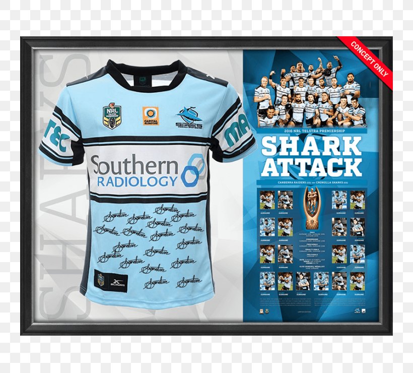 Jersey 2016 NRL Grand Final Cronulla-Sutherland Sharks 2016 NRL Season Melbourne Storm, PNG, 740x740px, Jersey, Andrew Fifita, Blue, Brand, Brisbane Broncos Download Free