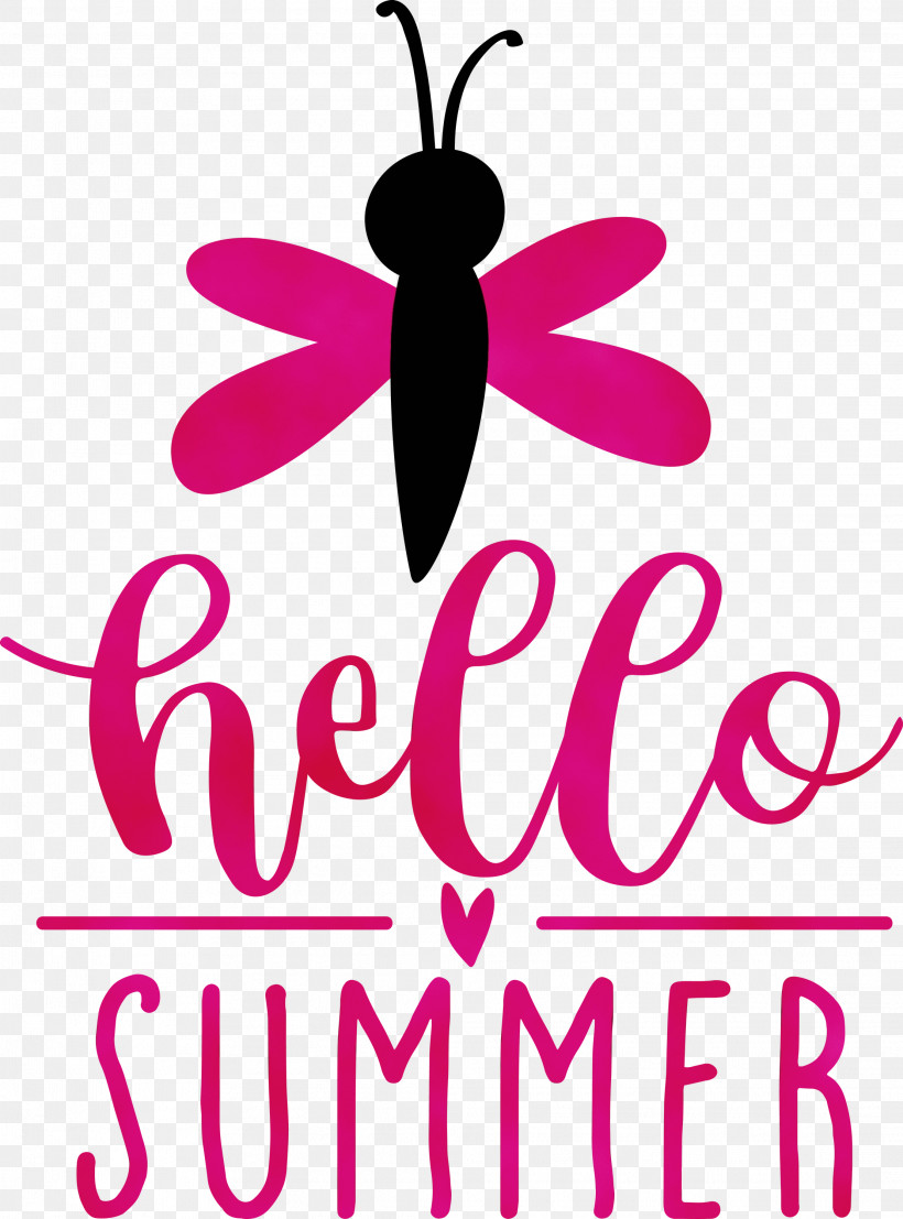 Logo Butterflies Meter Line Flower, PNG, 2222x3000px, Hello Summer, Biology, Butterflies, Flower, Geometry Download Free