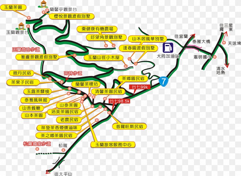 玉兰休闲农业区 Map 休閒農業 Qingshui District Atayal, PNG, 950x692px, Map, Agriculture, Area, Atayal, Datong Download Free