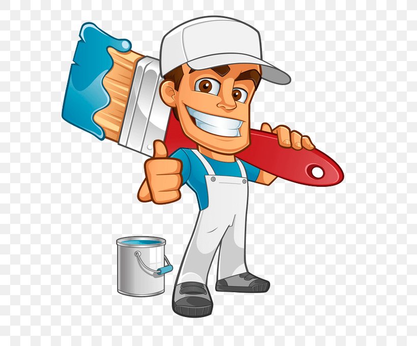 House Painter And Decorator Painting Cartoon, PNG, 600x680px, House Painter And Decorator, Art, Artist, Boy, Brush Download Free