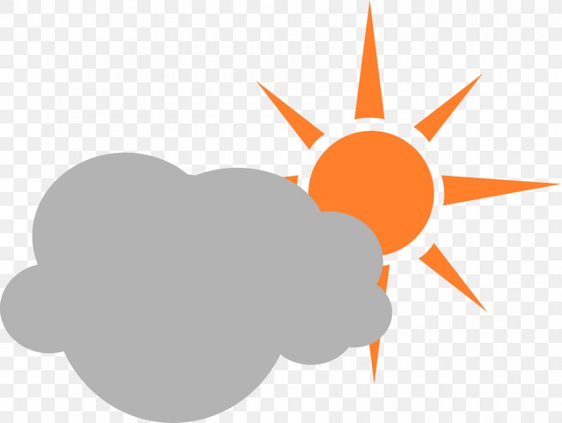 Symbol Cloud Weather Clip Art, PNG, 900x678px, Symbol, Cloud, Free Content, Hand, Orange Download Free