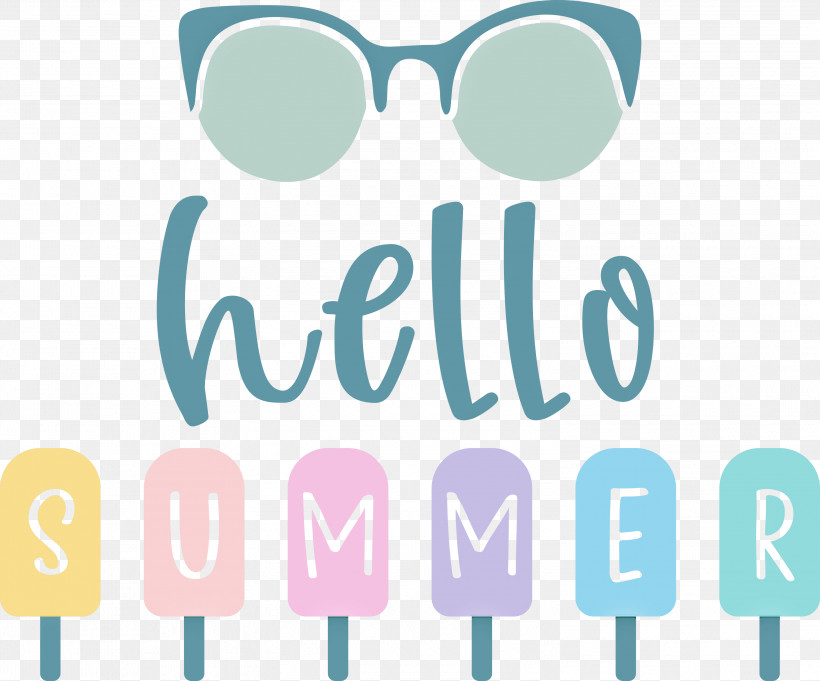 Hello Summer Happy Summer Summer, PNG, 3000x2494px, Hello Summer, Eyewear, Glasses, Happiness, Happy Summer Download Free