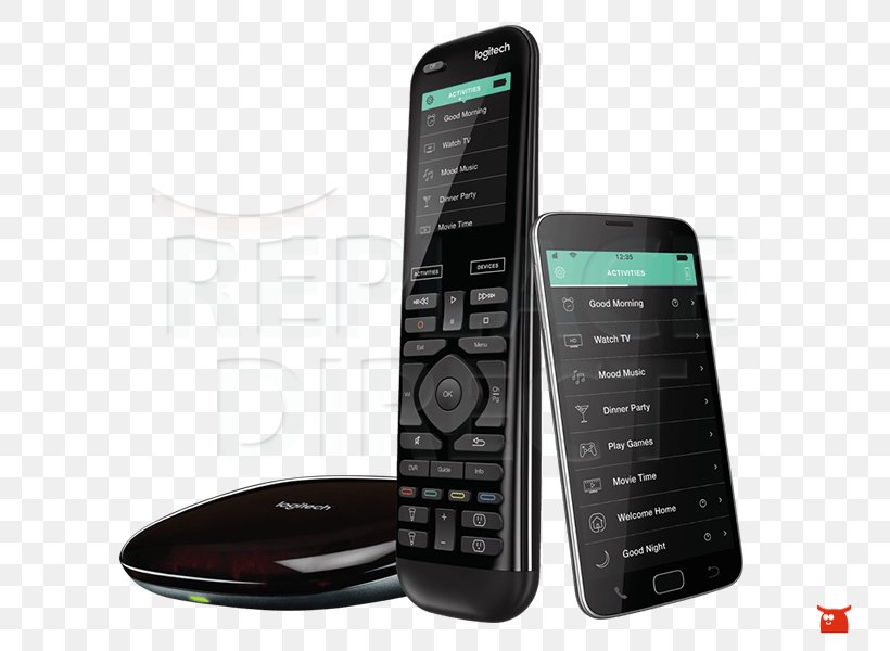 Logitech Harmony Elite Remote Controls Universal Remote, PNG, 800x600px, Logitech Harmony Elite, Caller Id, Cellular Network, Communication Device, Electronic Device Download Free