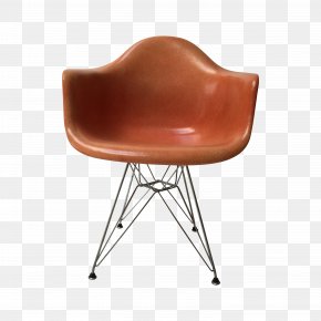 Chair - Eames Lounge Chair Wire Chair (DKR1) Vitra Eames Fiberglass Armchair PNG
