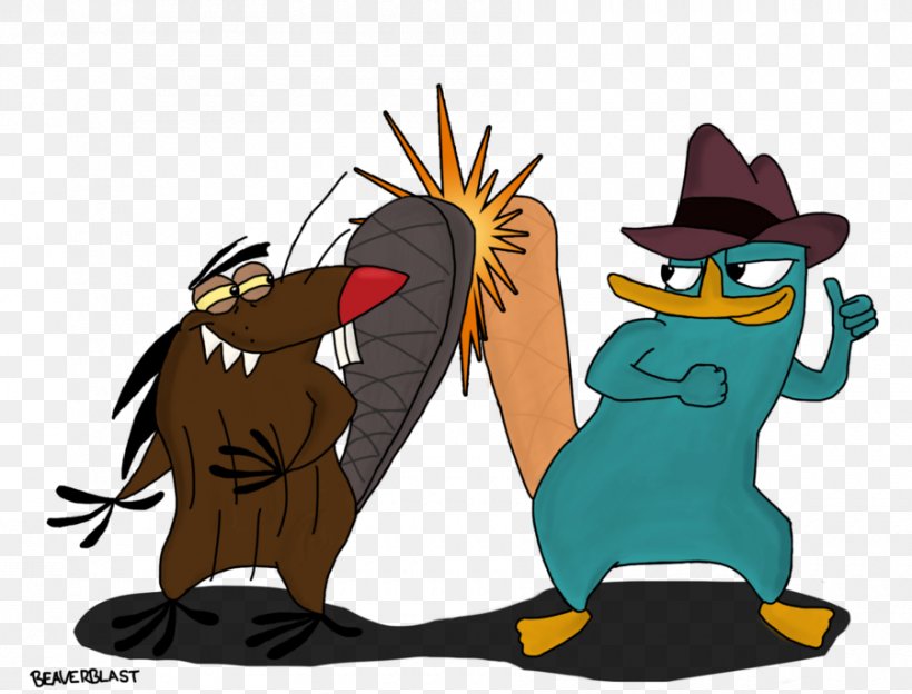 Perry The Platypus Daggett Beaver Clip Art, PNG, 900x685px, Perry The Platypus, Angry Beavers, Art, Beak, Beaver Download Free