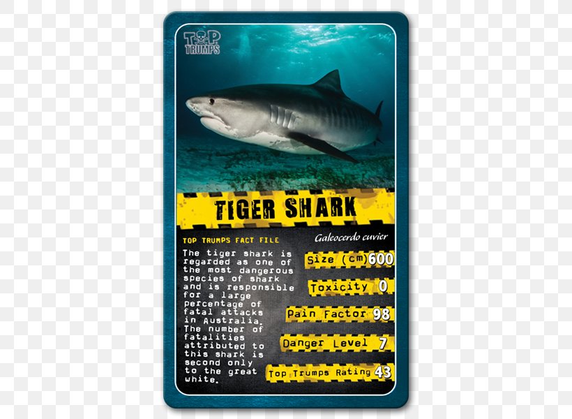 Shark Winning Moves Top Trumps Card Game, PNG, 600x600px, Shark, Animal, Brand, Card Game, Cartilaginous Fish Download Free