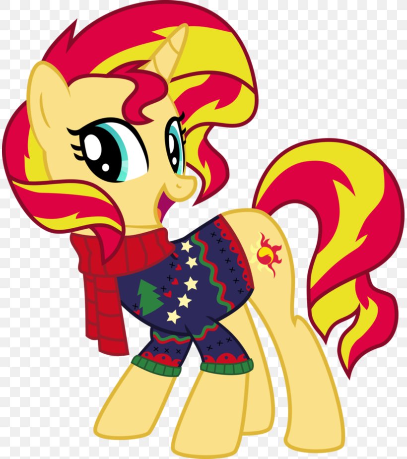 Sunset Shimmer Pony Twilight Sparkle Christmas Princess Celestia, PNG, 811x925px, Sunset Shimmer, Animal Figure, Art, Artwork, Christmas Download Free