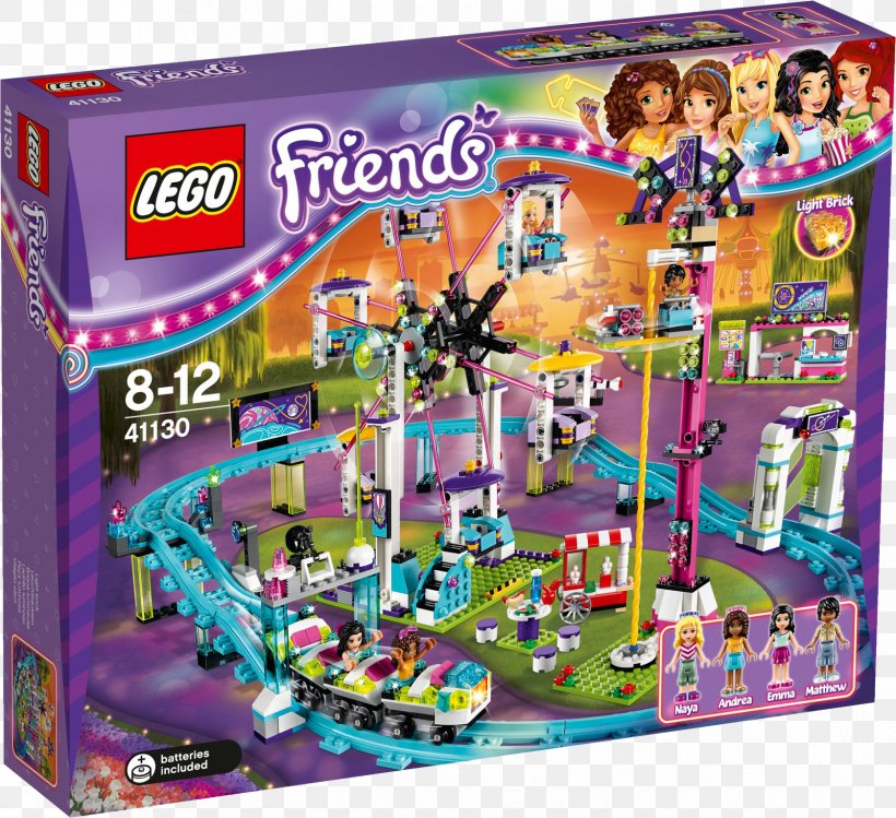 Amusement Park LEGO Friends Roller Coaster Toy, PNG, 1678x1534px, Amusement Park, Doll, Drop Tower, Ferris Wheel, Funko Download Free