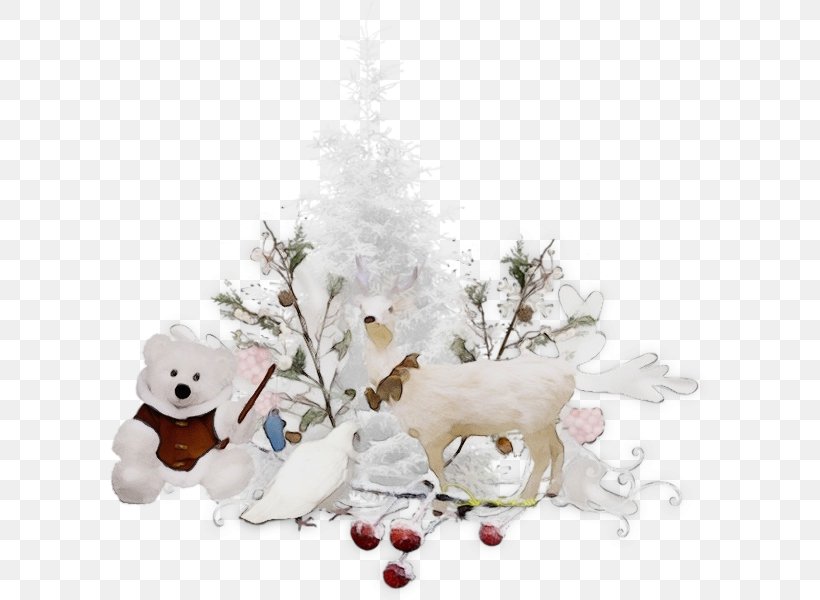 Christmas Tree, PNG, 600x600px, Watercolor, Branch, Christmas Decoration, Christmas Ornament, Christmas Tree Download Free