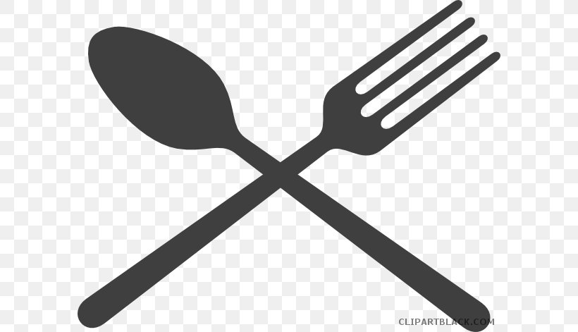 Dessert Spoon Clip Art Fork Openclipart, PNG, 600x471px, Spoon, Black ...