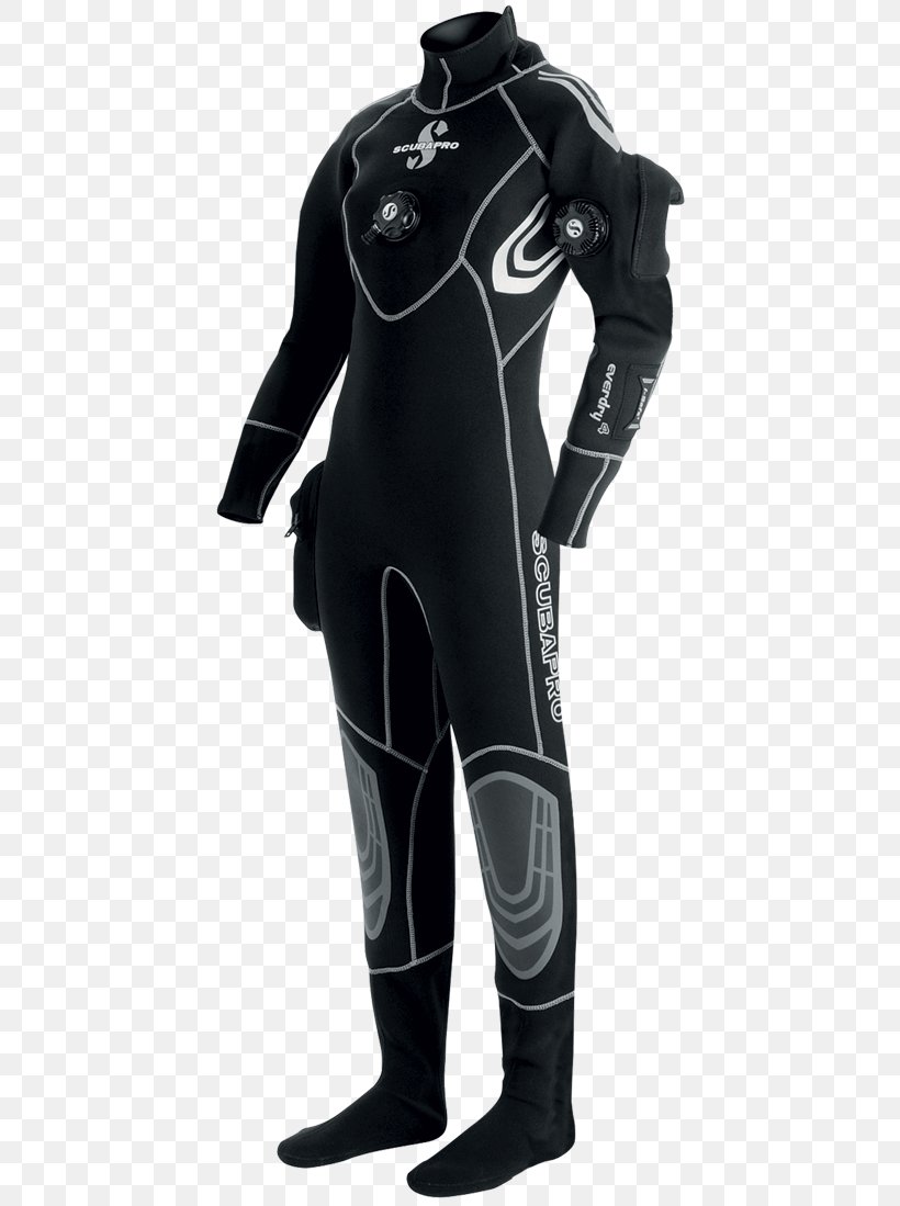 Dry Suit Wetsuit Underwater Diving Diving Suit Scubapro, PNG, 450x1099px, Watercolor, Cartoon, Flower, Frame, Heart Download Free