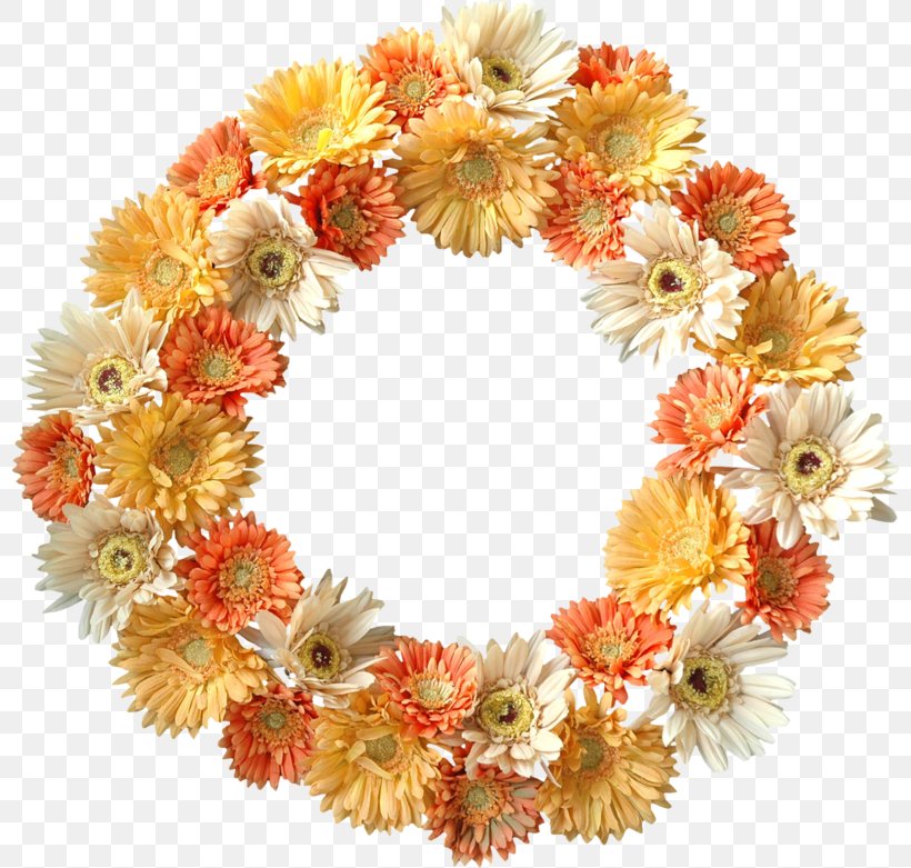 Floral Design Wreath Transvaal Daisy Cut Flowers, PNG, 800x781px, Floral Design, Artificial Flower, Chrysanthemum, Chrysanths, Cut Flowers Download Free