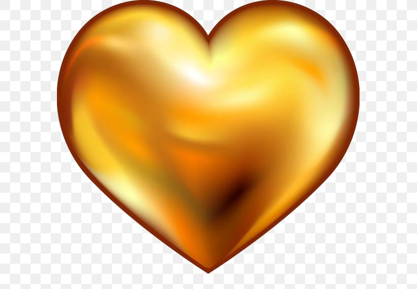 Gold Heart Valentine's Day Clip Art, PNG, 595x570px, Gold, Fotosearch, Heart, Idiom, Information Download Free