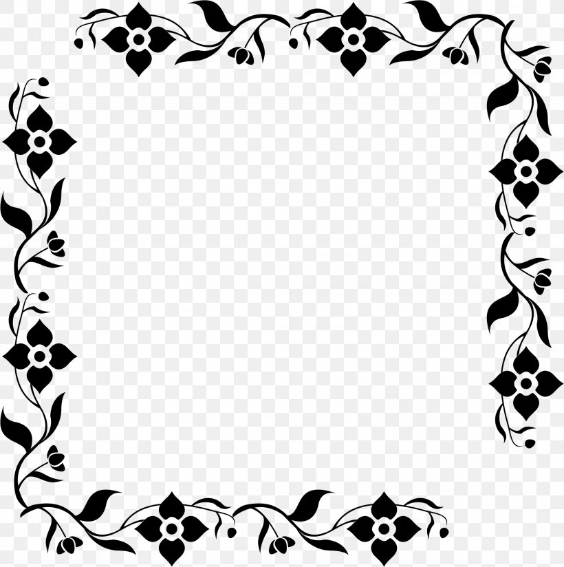 Desktop Wallpaper Flower Clip Art, PNG, 2315x2329px, Flower, Area, Black, Black And White, Blog Download Free