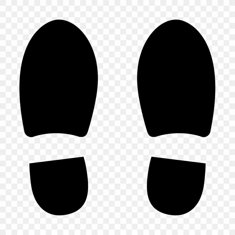 Footprint Shoe Clip Art, PNG, 1600x1600px, Footprint, Black, Black And White, Decal, Foot Download Free
