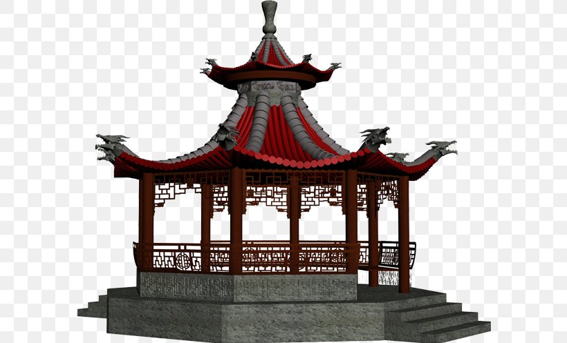 Gazebo Chinese Architecture Roof, PNG, 600x497px, Gazebo, Chinese, Chinese Architecture, Digital Image, Facade Download Free