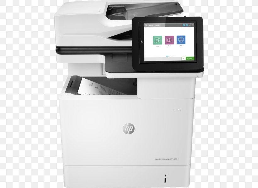 Hewlett-Packard HP Inc. HP LaserJet Enterprise MFP M632h Multi-function Printer, PNG, 800x600px, Hewlettpackard, Electronic Device, Hp Color Laserjet, Hp Laserjet, Inkjet Printing Download Free