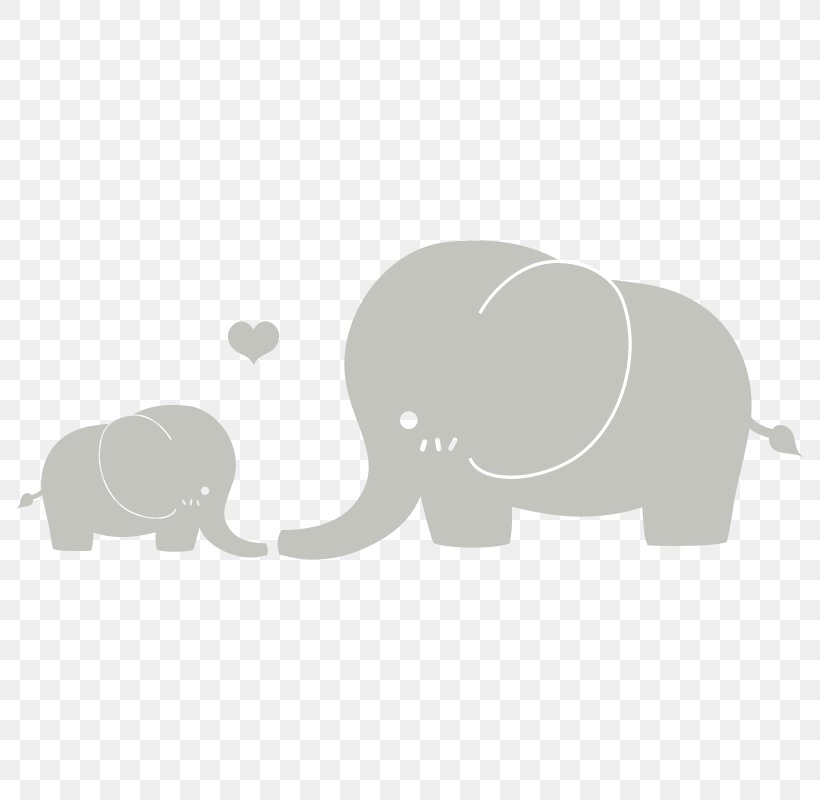 Infant Elephant Mother Silhouette Clip Art, PNG, 800x800px, Infant, African Elephant, Carnivoran, Cartoon, Child Download Free
